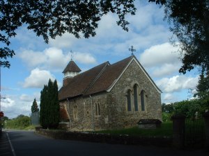 St. Andrew's Church in Bemerton, Wiltshire, where George Herbert served as rector.