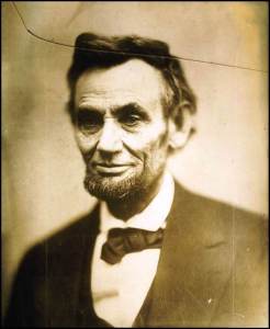 Lincoln sat for this photograph less than a month before his Second Inaugural Address.